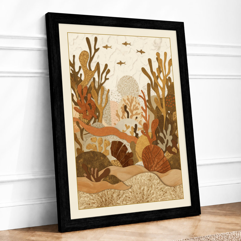 Kelp Forest Coastal - Print, A1 - 84.1 x 59.4 cm, Black