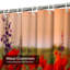 Rideau de douche avec 12 crochets Poppy Field Sunset Meadow-477345724