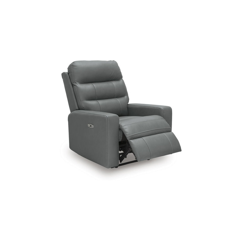 Fauteuil inclinable électrique Revival, Blue Faux Leather