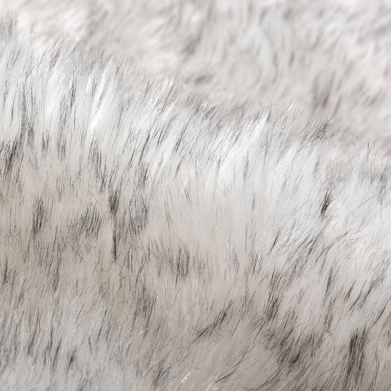 Chaston Faux Sheepskin Indoor Rug, Rectangle 6' x 9'