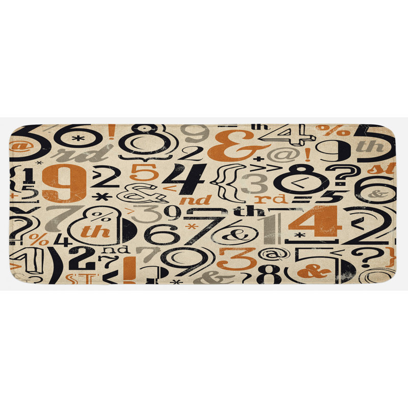 Tapis de cuisine Number