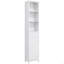 Armoire de rangement pour salle de bain, unité de rangement autoportante pour salle de bain