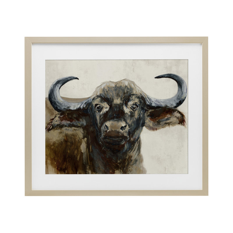 Highland Spirit Portrait, reproduction encadrée sous verre, conception de Jacob Q, H 13 po x l 16 po, Cadre de récolte en pin