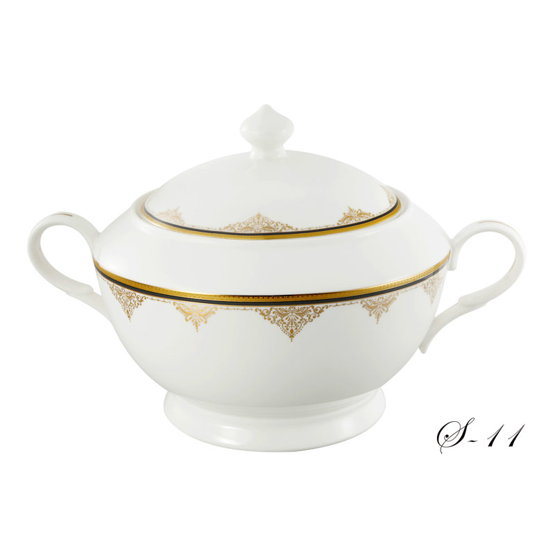 Tonnelle en porcelaine 4 l. Lorren Home Trends Soupière