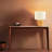 Classic And Stylish Real Wooden Table Lamp With Natural Cream Linen Fabric Shade By Metro Lane