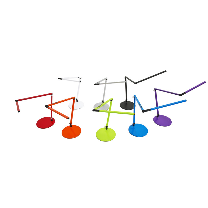 Adjustable Black Touch LED Desk Lamp with Clip-on