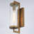 Dunston Natoli 1 - Light Seeded Glass Outdoor Armed Sconce with Dusk to Dawn-1701485228-1614284535