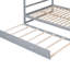 Lit superposé double au-dessus de double avec lit gigogne et tiroirs Hazlee Kids-2126208613