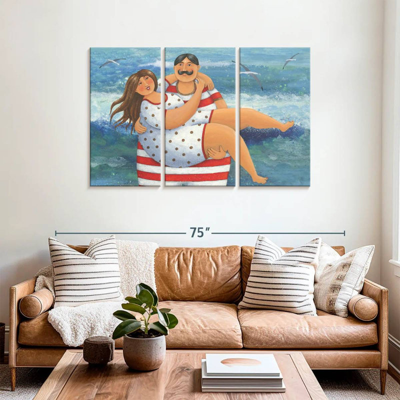 Couples Hold Tight, 36" H x 57" W