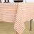 Gingham Check - 100% Pure Linen Tablecloth-128768529-128768530-128768539