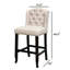 Fauteuil à hauteur de comptoir rustique 2 pièces-112940428