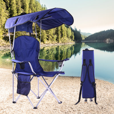 Beach Chair Canopy For Lawn Chair Highland Dunes Portable Folding