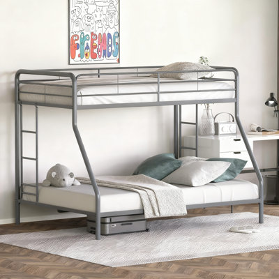 Bunk Bed with Built-in Ladder Included