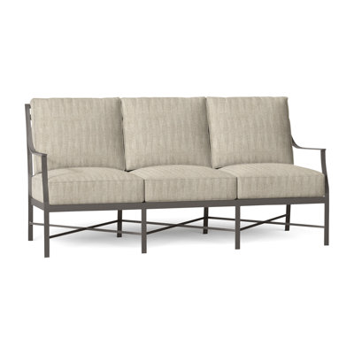 Monaco Aluminum Sofa - Slate Gray