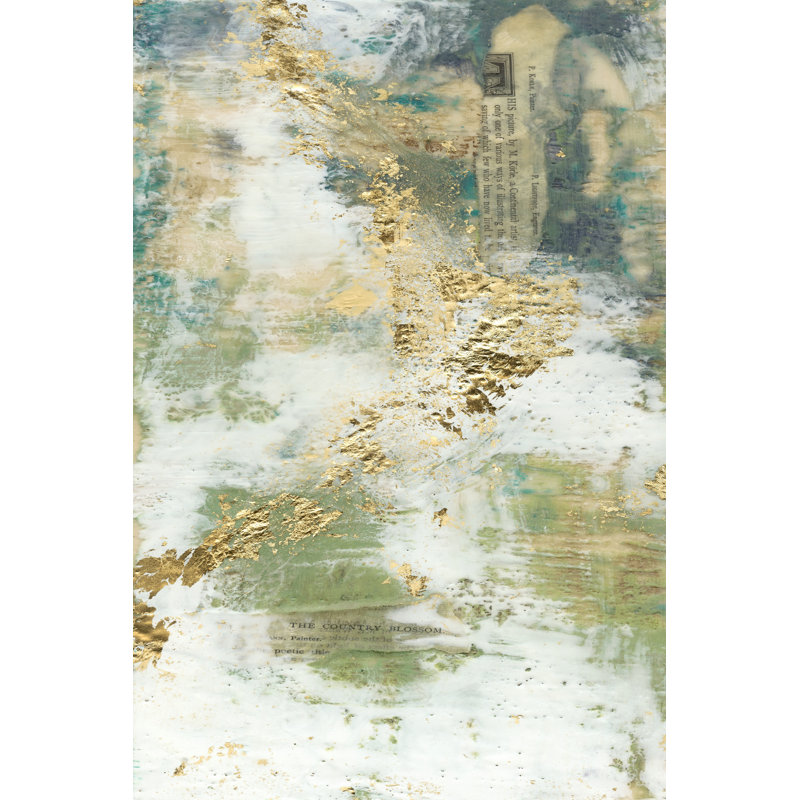 Aural Flow I by Jennifer Goldberger - No Frame Painting, 91cm H x 61cm W