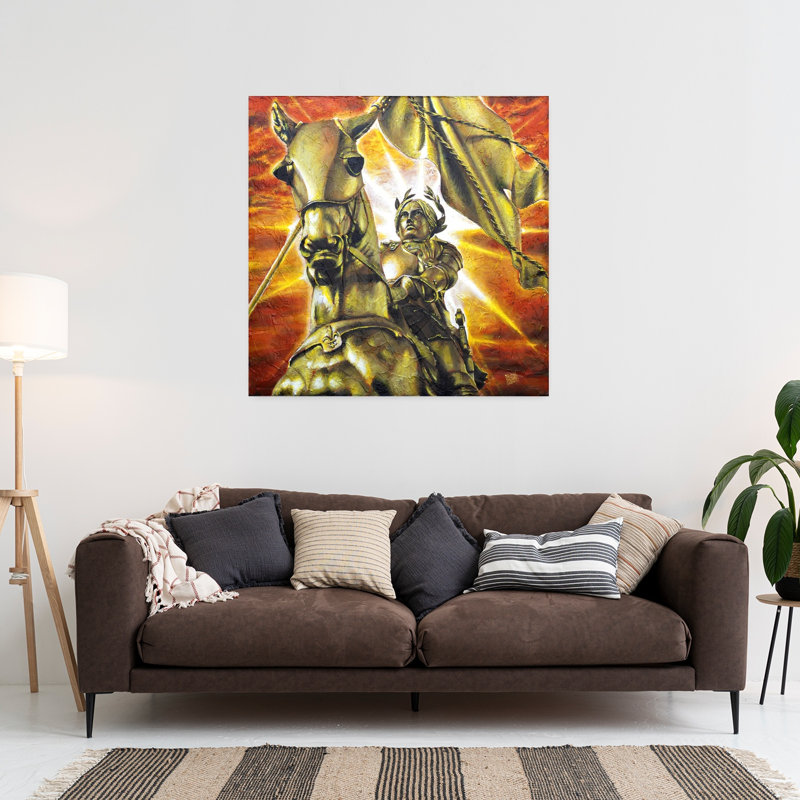 Art contemporain Art cheval contemporain, H 36 po x l 36 po