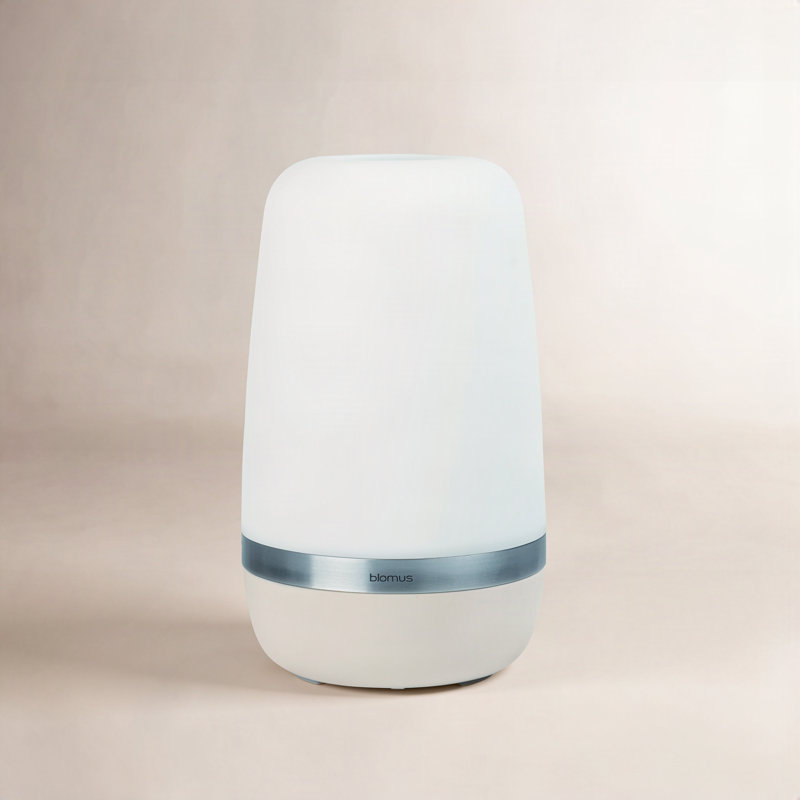 Lampe de table extérieure rechargeable SPIRIT, H 9,8 po x l 5,9 po x P 5,9 po, Blanc / clair de lune