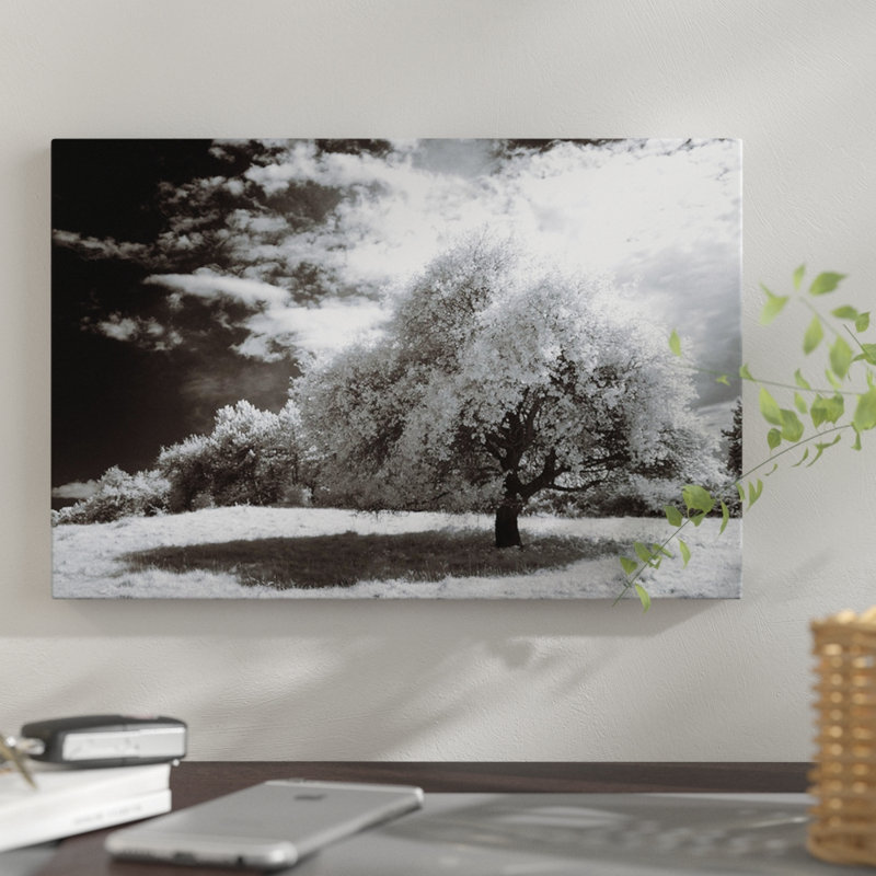 « paix », impression sur toile, H 18 po x l 26 po x P 1,5 po, Toile avec cadre noir, Pas de tapis