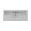 Elliston Single Wide Vanity-Carrara Marble