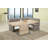 Belniak Modern Extendable All-Wood Dining Table