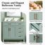 Meuble-lavabo 36 po avec lavabo en céramique, portes à fermeture douce et 4 tiroirs de rangement-1567771135
