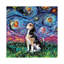 Beagle Night 1 Piece Wrapped Canvas Painting-956503824