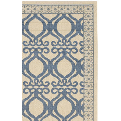 Claudis Performance Geometric Indoor/Outdoor Area Rug