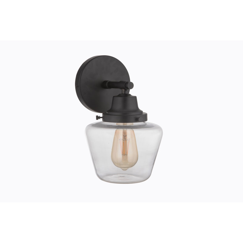 Parc Armed Sconce, Flat Black