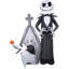 Fauteuil gonflable Jack Skellington and Zero-1204008172