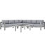 Ensemble de canapé modulaire d'extérieur en aluminium 6 pièces Shore-23592958
