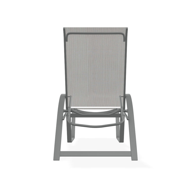Holna Outdoor Rust-Resistant Metal Chaise Lounge