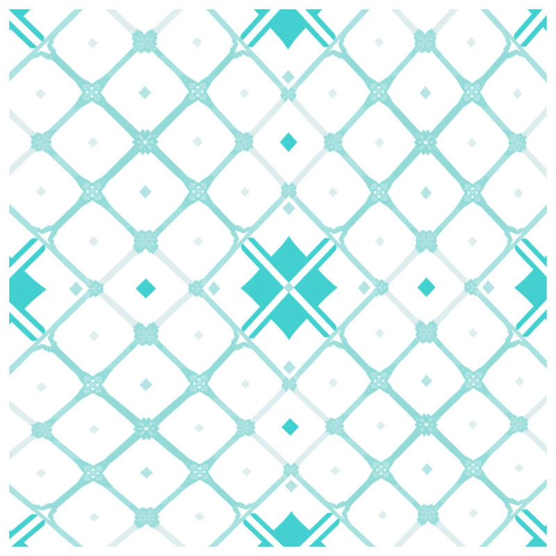 Couvertures turquoise, 50in W x 60in H