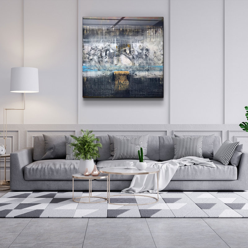 Stunning Decorative Tempered Glass Painting, 19.7 x 19.7 Inches | 100% Tempered Glass, Thickness: 0.16 Inches | UV Printing for Vibrant Colours | Perfect for Home Décor, Living Room or Office Wall Art