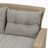 Patio Furniture Set, 4 Piece Outdoor Conversation Set All Weather Wicker Sectional Sofa With Ottoman And Cushions-1177789267