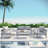 Shore 6-piece Outdoor Patio Aluminum Sectional Sofa Set-23592974