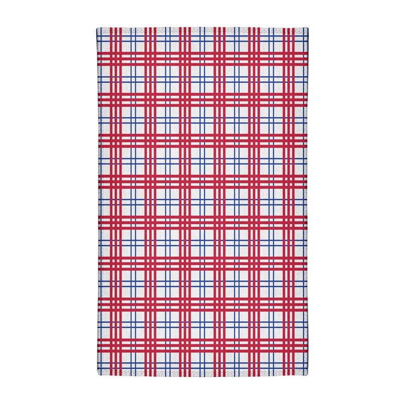 Plaid Indoor Rug, Rectangle 4' x 6'
