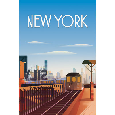 New York City by Omar Escalante - Wrapped Canvas Print