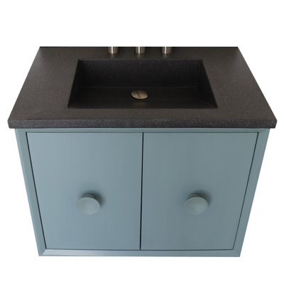 Crumley 31'' Single Bathroom Vanity with Concrete Top