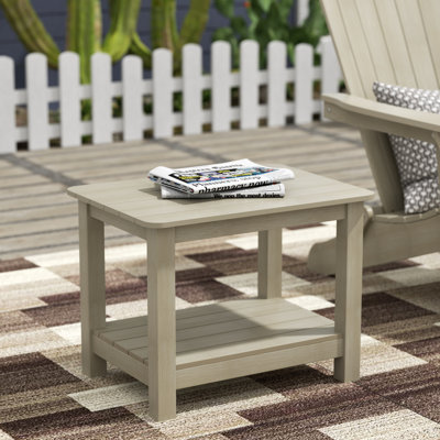 Table d'appoint pour l'extérieur en polyester Arrlo