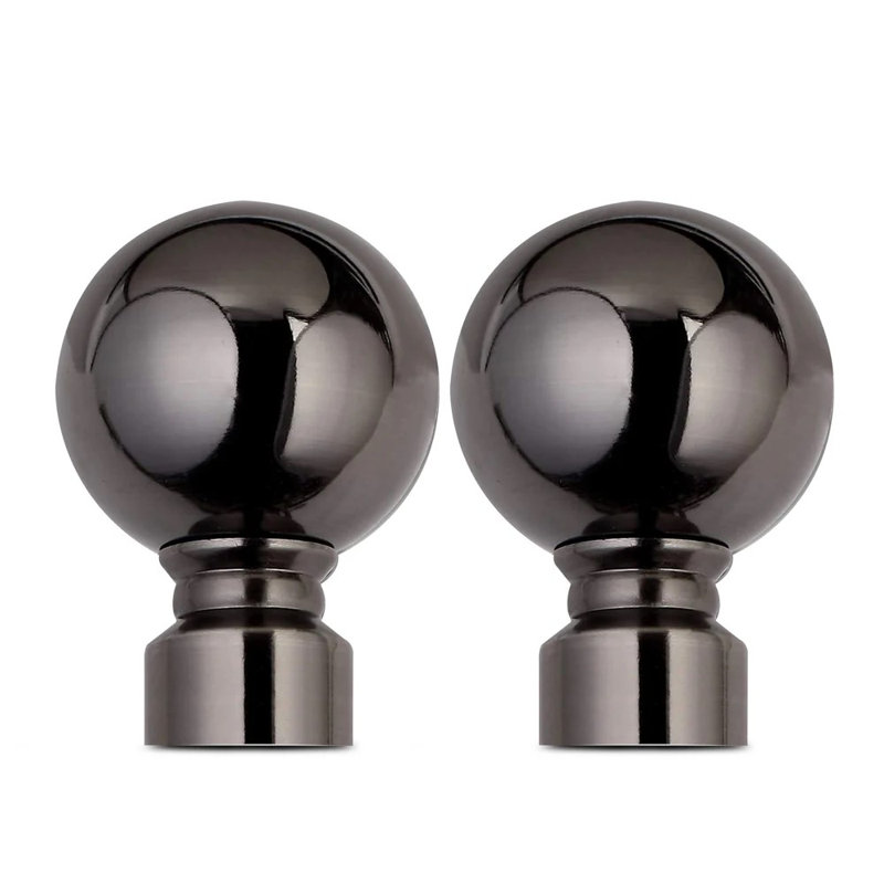6cm Finial, Black Nickel