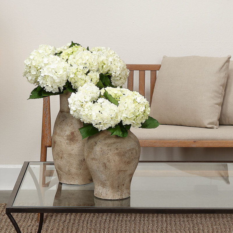 Handcrafted Hazelnut Ceramic Decorative Table Vase