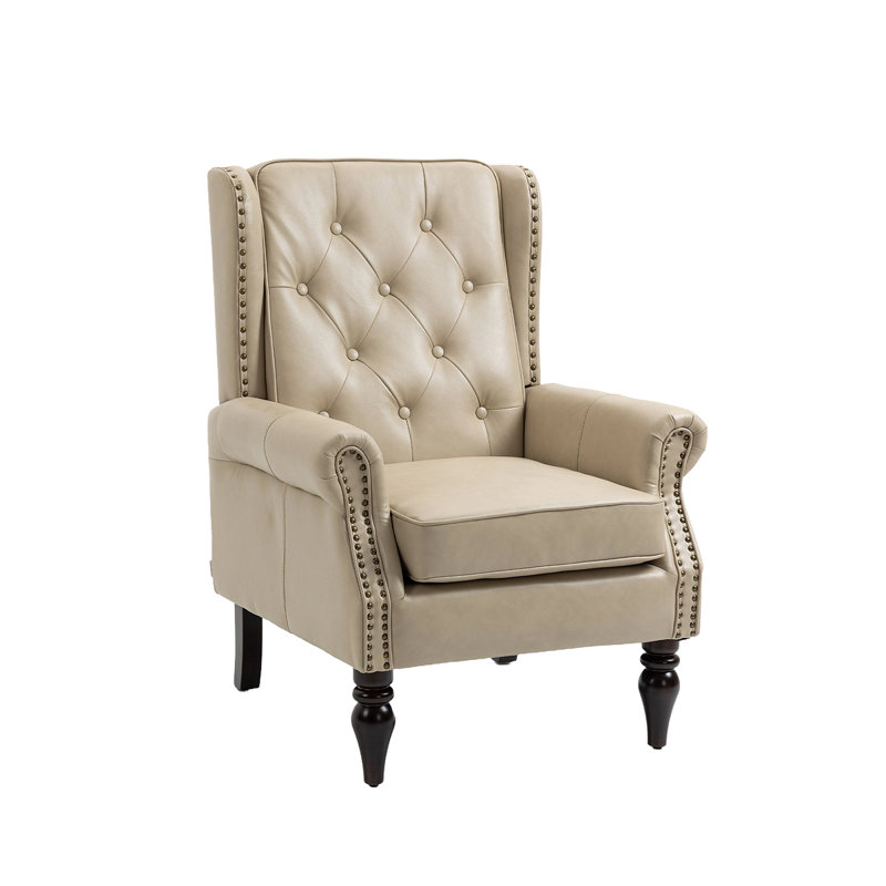 Fauteuil à cadre en bois, fauteuil d'appoint moderne pour le salon