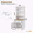 Storage Cabinet with Adjustable Shelves, 5 Tier Bookshelf with Drawer-1134469717