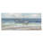 Panoramic Sandpipers Birds Shoreline Ocean Landscape by Sally Swatland - Painting-105386479-105386475