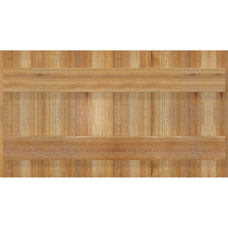 TimberCraft 5 3/8 "planches jointes à panneaux n-batten, cèdre rouge de l'Ouest (par paire), 32 1/4 po, 71 po