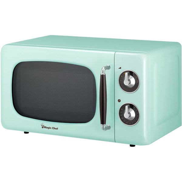 Magic Chef MCD770CM .7 Cubic -ft 700-Watt Retro Microwave (Mint Green)