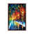 Classic Brown Wood Framed Canvas