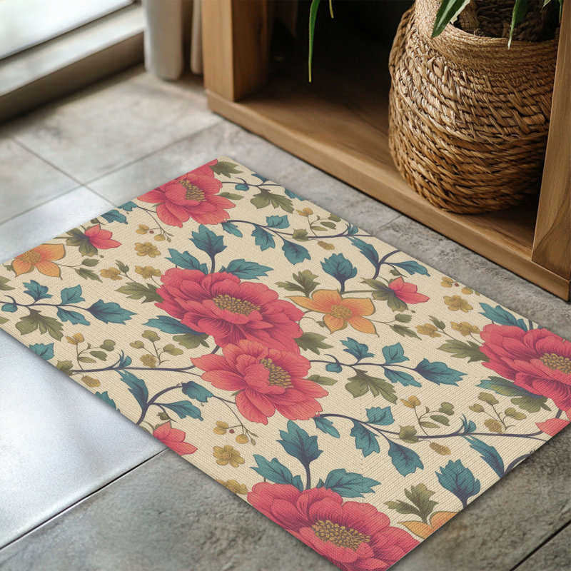 Tapis tressé Bloom Vibes, Rectangulaire 3 pi x 5 pi