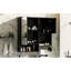 Armoire murale de salle de bain avec miroir et barre à serviettes - 29 po x 28,74 po, tablette réglable, tablettes modernes de 7,1 po, noir, peu encombrant-1113535159