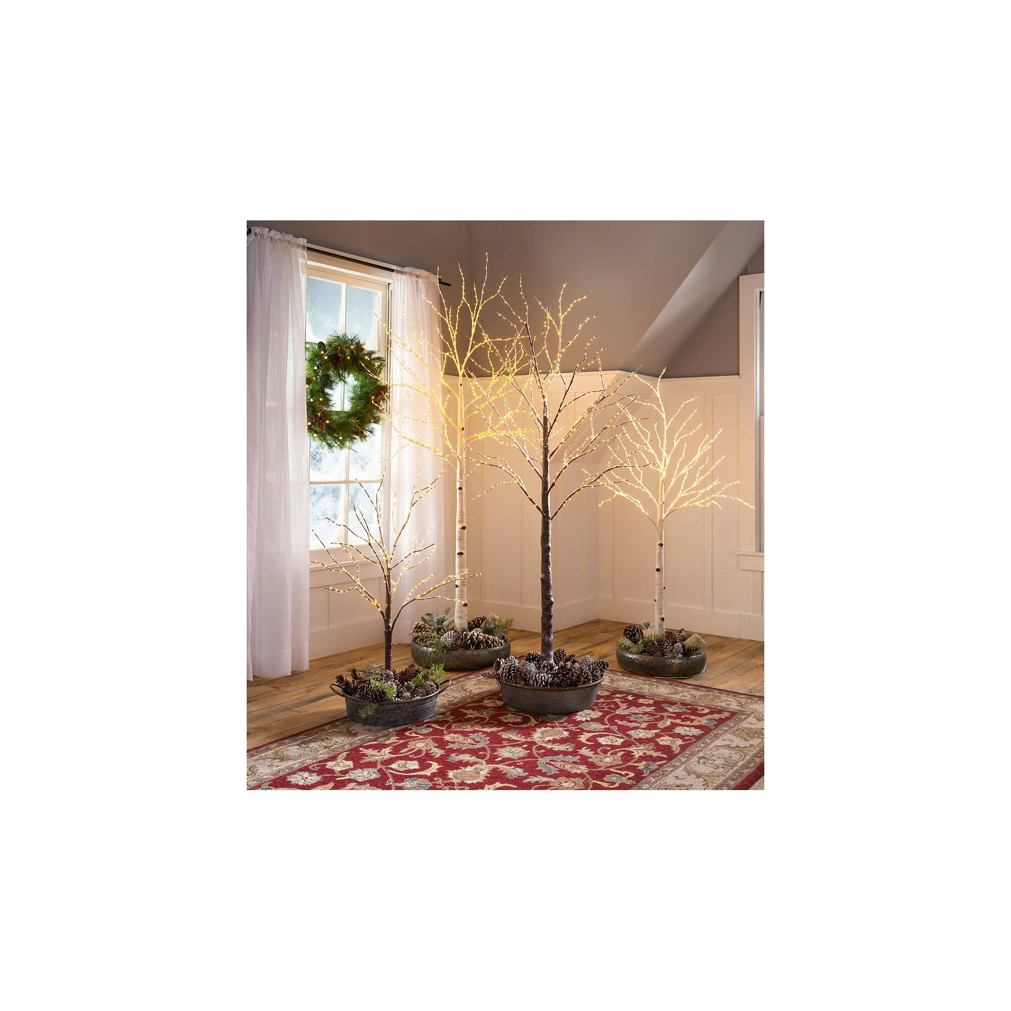 Lighted Trees & Branches, 42" H x 30" W x 30" D
